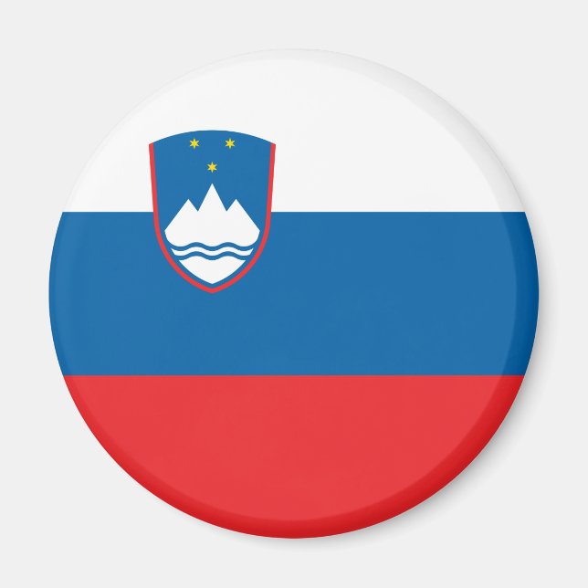 Imã Bandeira de Slovenia (Frente)