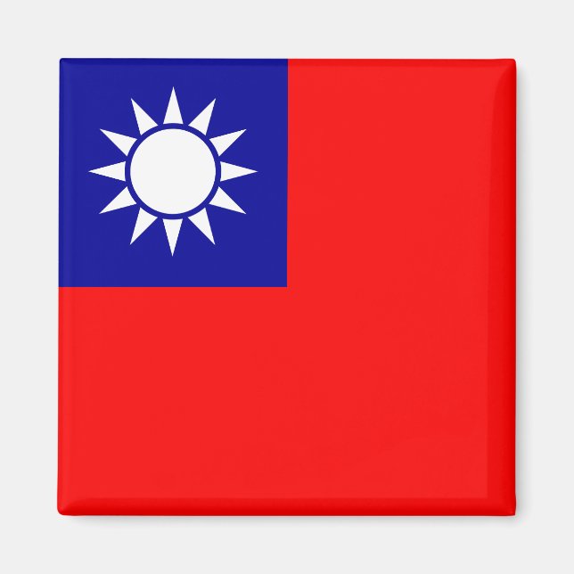 Imã Bandeira de Taiwan (Frente)