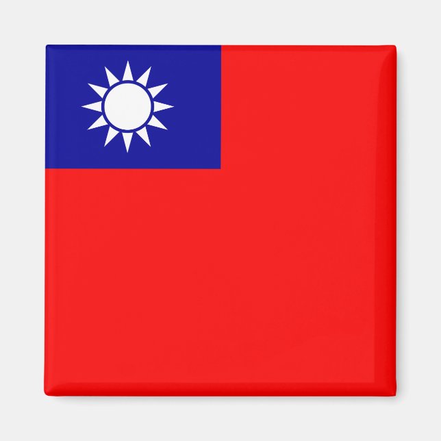 Imã Bandeira de Taiwan (Frente)