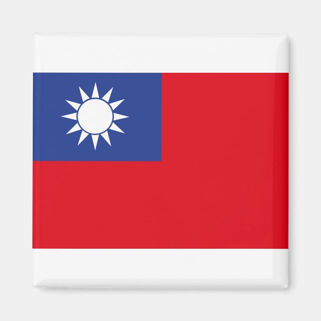Imã Bandeira de Taiwan (Frente)