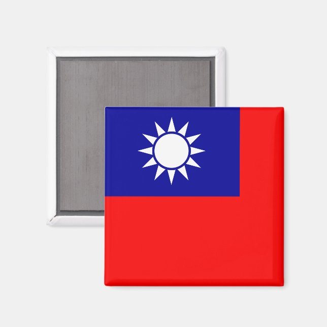 Imã Bandeira de Taiwan: República da China, Taipé Chin (Front/Back)