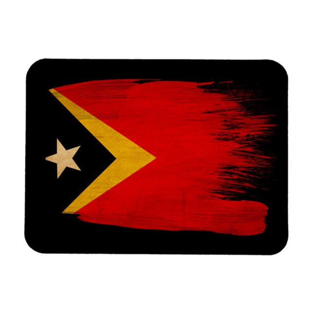 Ímã Bandeira de Timor-Leste (Horizontal)