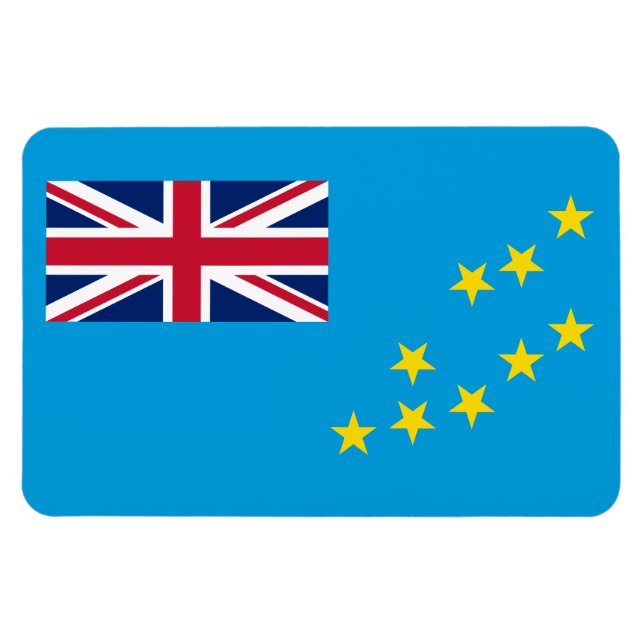 Ímã Bandeira de Tuvalu (Horizontal)
