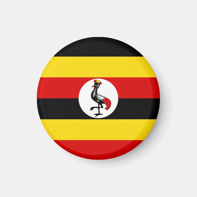 Imã bandeira de Uganda (Frente)