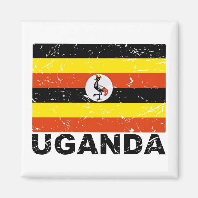 Imã Bandeira de Uganda (Frente)