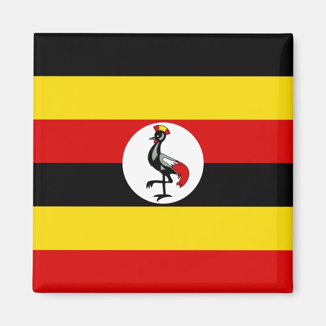 Imã Bandeira de Uganda (Uganda) (Frente)