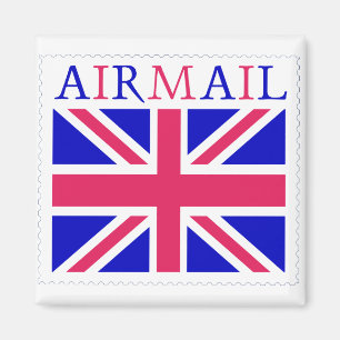 Imã Bandeira de Union Jack do correio aéreo