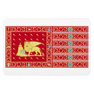 Ímã Bandeira de Veneza, Itália (Veneza, Vêneto, Itália