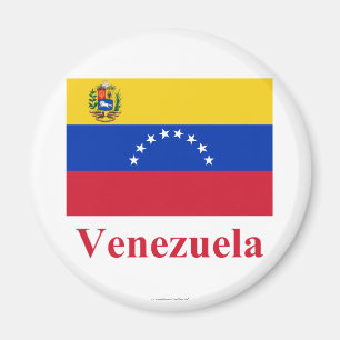 Imã Bandeira de Venezuela com nome