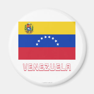Imã Bandeira de Venezuela com nome