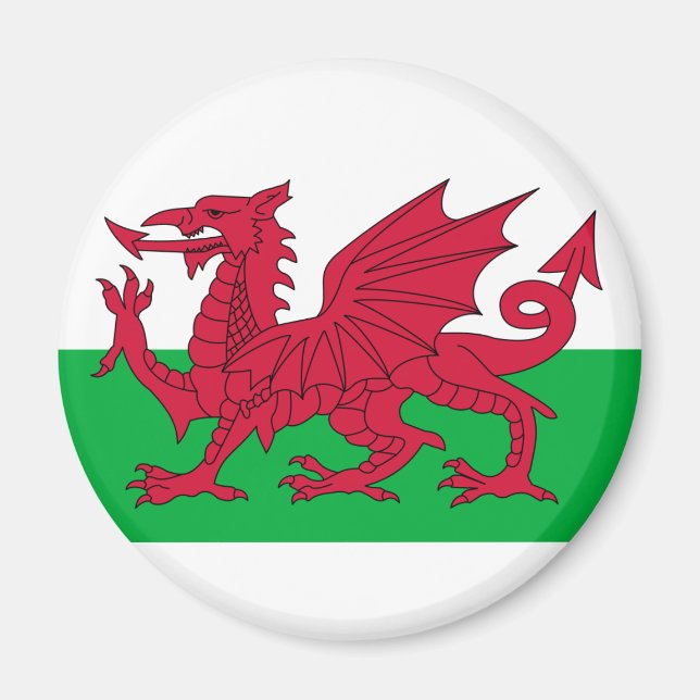 Imã bandeira de wales (Frente)