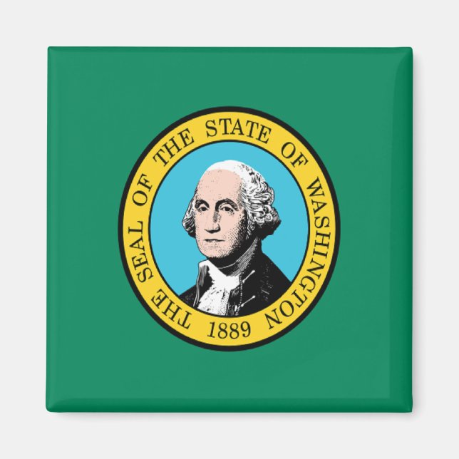 Imã Bandeira de Washington (Frente)