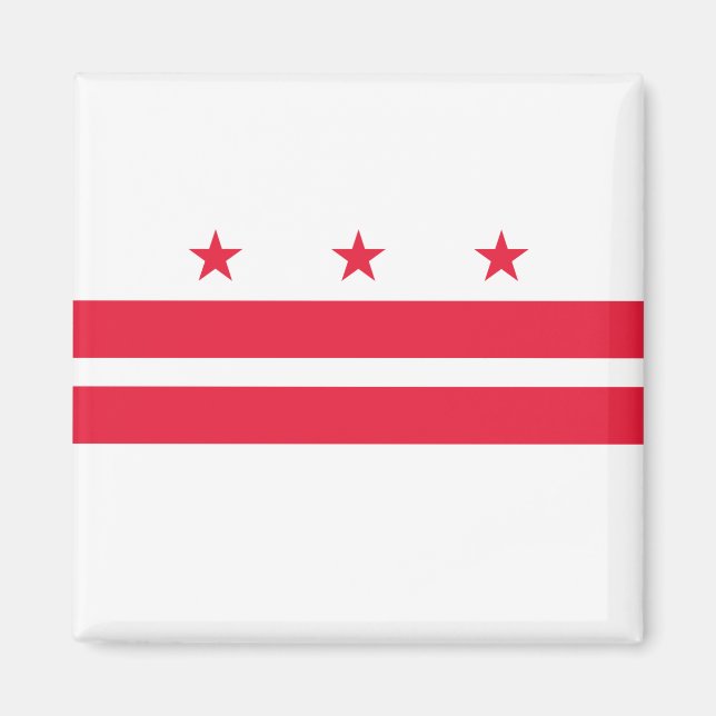 Imã Bandeira de Washington D.C. (distrito de Columbia) (Frente)