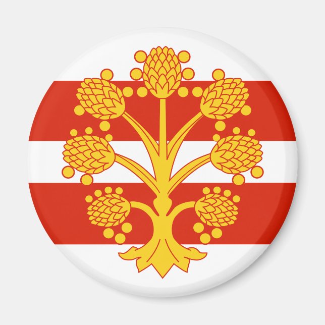 Imã Bandeira de Westmorland Magnet (Frente)