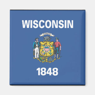 IMÃ BANDEIRA DE WISCONSIN