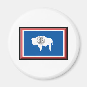 Imã Bandeira de Wyoming