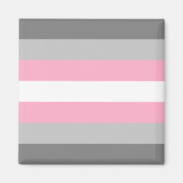 Imã Bandeira Demigirl (Orgulho da Menina Demi) (Identi