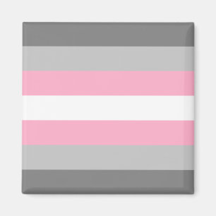 Imã Bandeira Demigirl (Orgulho da Menina Demi) (Identi