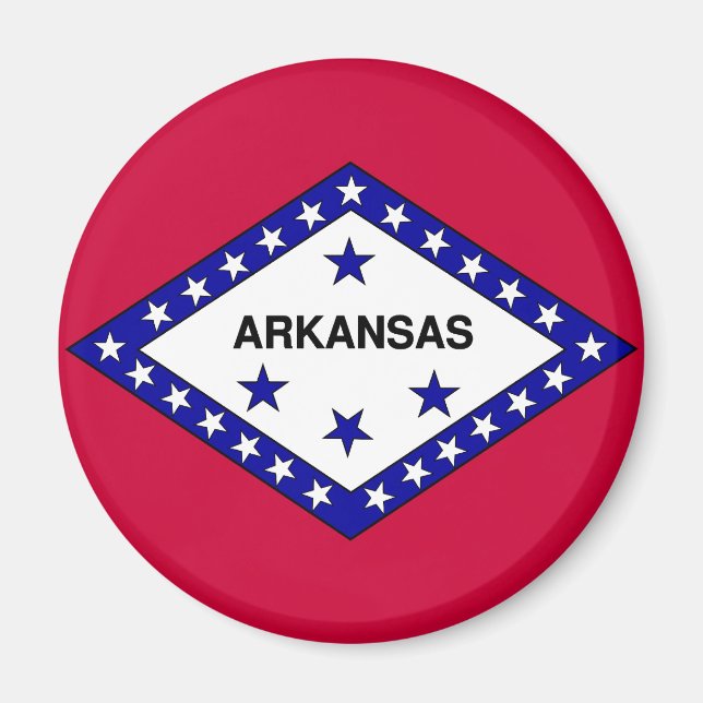 Imã Bandeira do Arkansas (Frente)