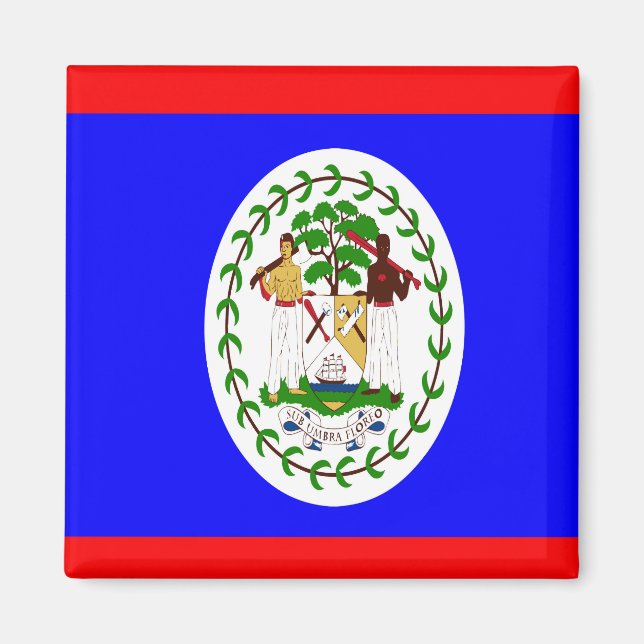 Imã Bandeira do Belize (Frente)