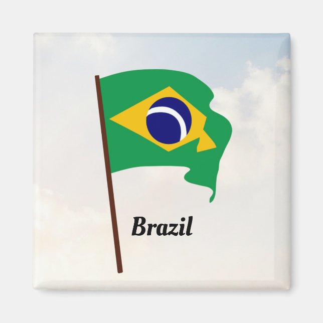 Imã Bandeira do Brasil (Frente)