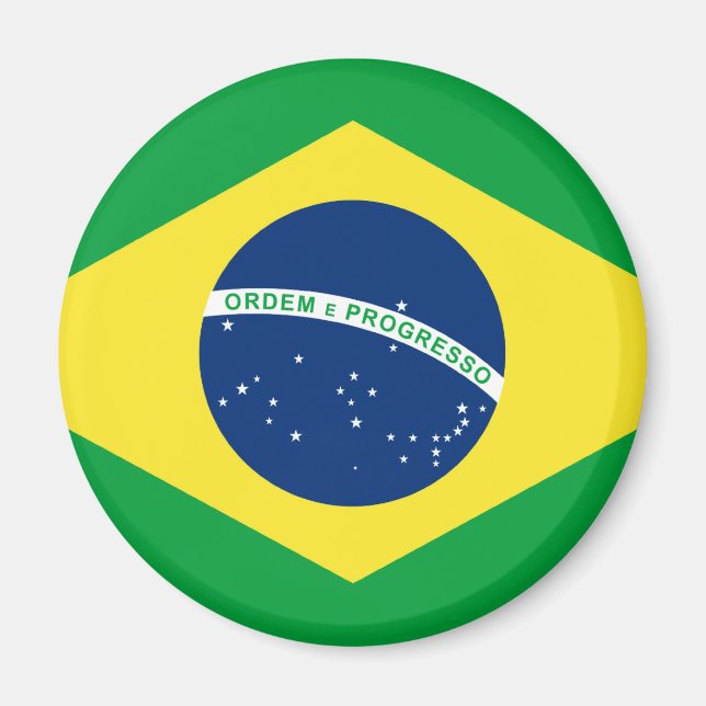 Imã bandeira do brasil (Frente)