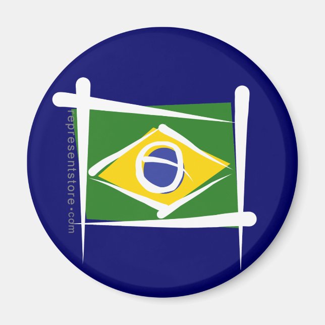 Imã Bandeira do Brasil (Frente)