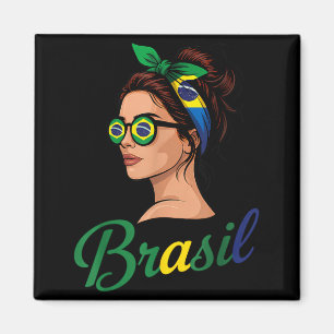 Imã Bandeira do Brasil Raízes Brasileiras Orgulho Bras