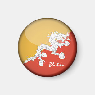 Imã Bandeira do Butão - viagem /Himalaia