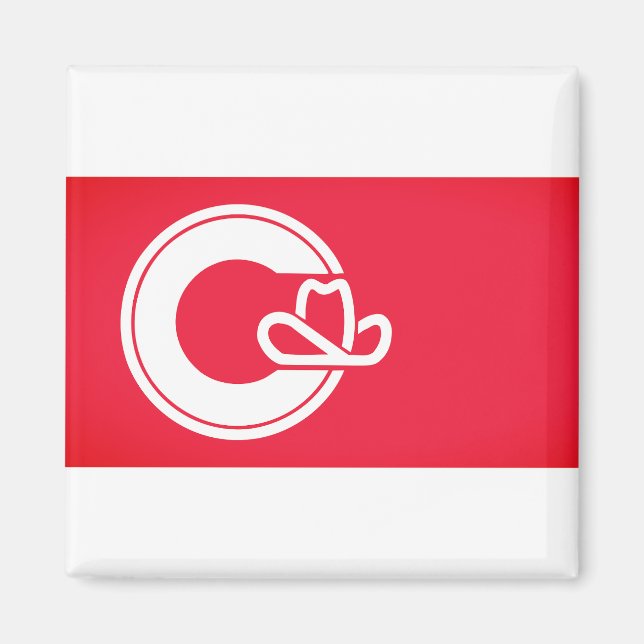 Imã Bandeira do Calgary, CANADÁ (Frente)