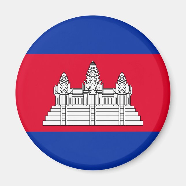Imã Bandeira do Camboja (Frente)