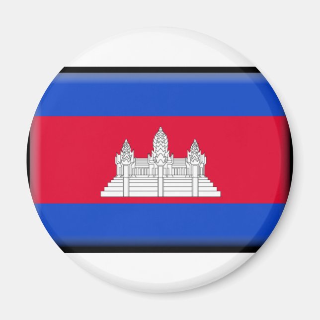 Imã Bandeira do Camboja (Frente)