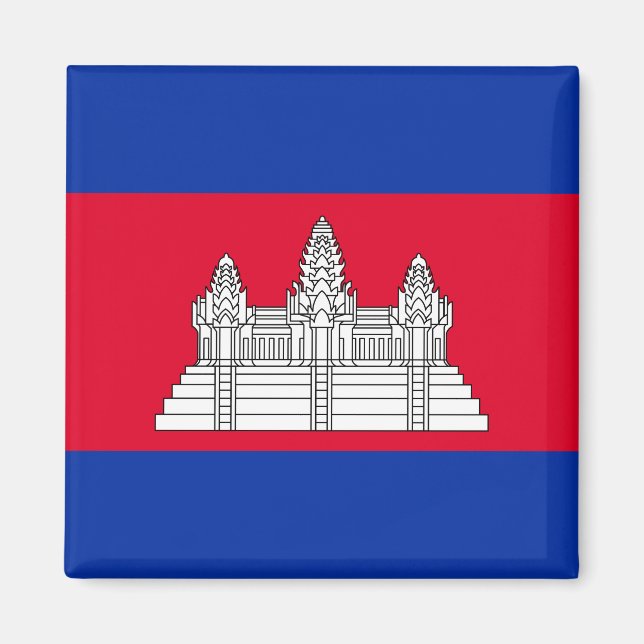Imã Bandeira do Camboja (Frente)
