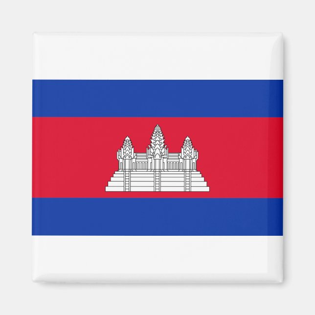 Imã Bandeira do Camboja (Frente)