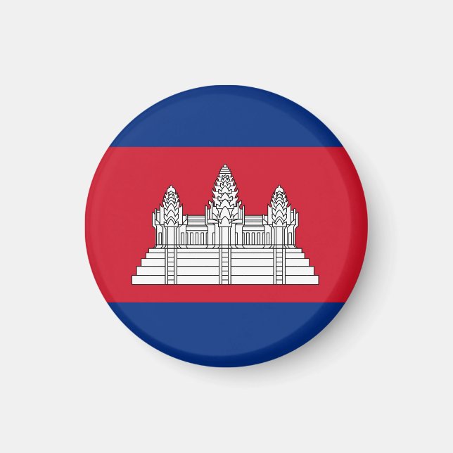 Imã Bandeira do Camboja (Frente)