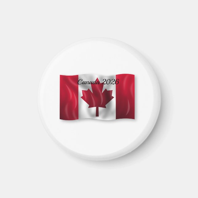 Imã Bandeira do Canadá  (Frente)