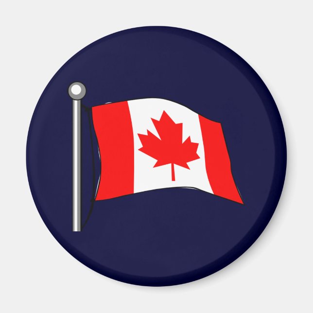 Imã Bandeira do Canadá (Frente)