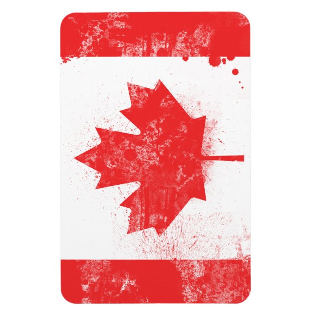 Ímã Bandeira do Canadá (Vertical)