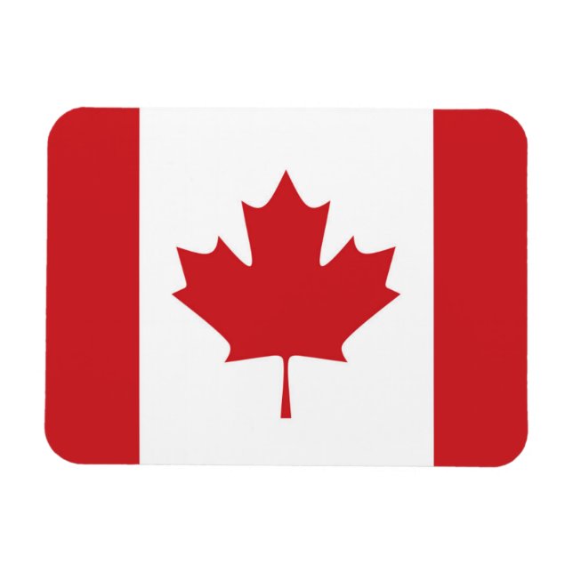 Ímã Bandeira do Canadá (Horizontal)