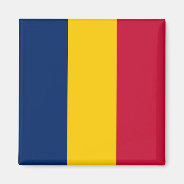 Imã Bandeira do Chade (País Africano) (Frente)