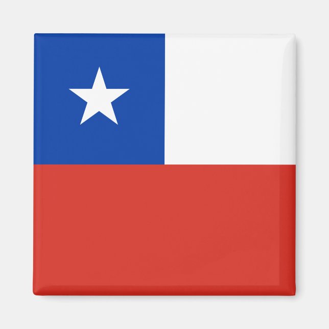 Imã Bandeira do Chile (Frente)