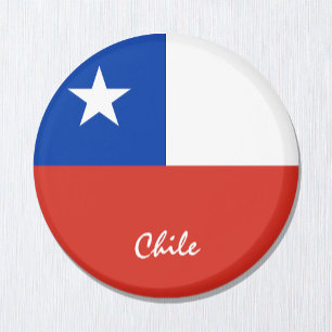 Imã Bandeira do Chile e América do Sul - fãs de viag