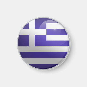 Imã Bandeira do Círculo Brilhante da Grécia