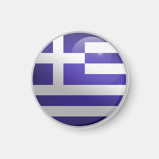 Imã Bandeira do Círculo Brilhante da Grécia