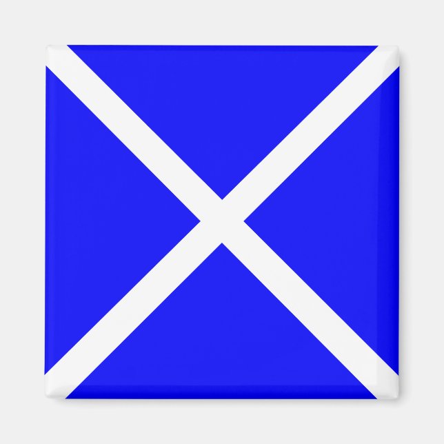 Imã Bandeira do Código de Sinais "M" (Mike) (Frente)