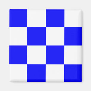 Imã Bandeira do Código de Sinais "N" (Novembro)