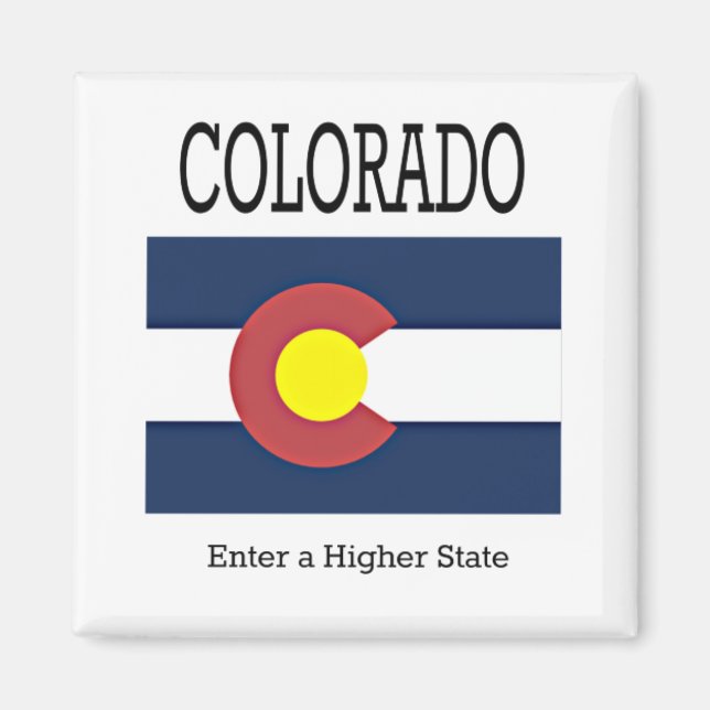 Imã Bandeira do Colorado (Frente)