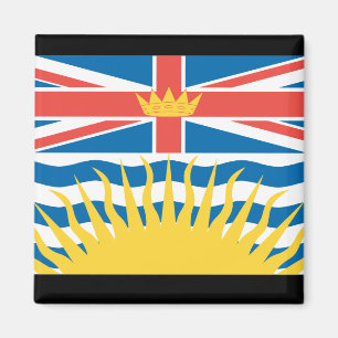 IMÃ BANDEIRA DO COLUMBIA BRITÂNICA