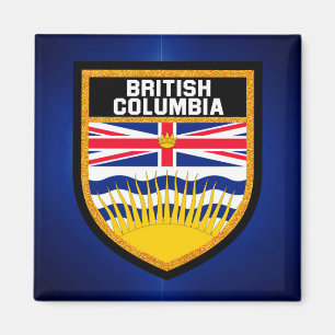 Imã Bandeira do Columbia Britânica
