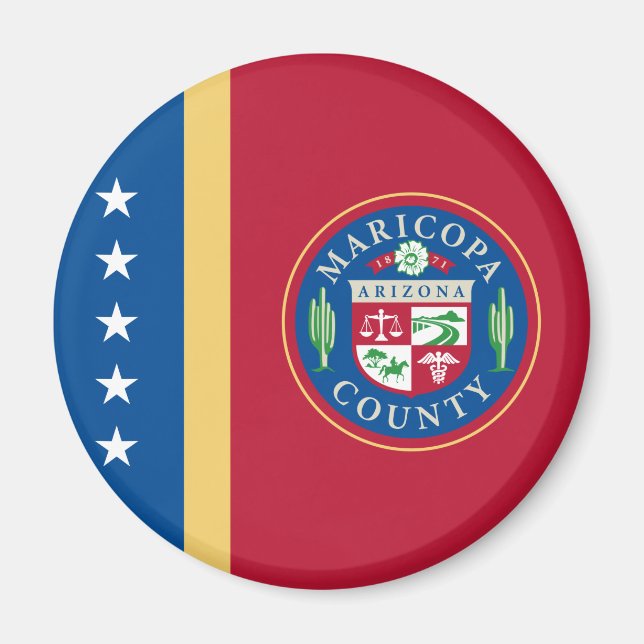 Imã Bandeira do condado de Maricopa (Arizona) (Frente)